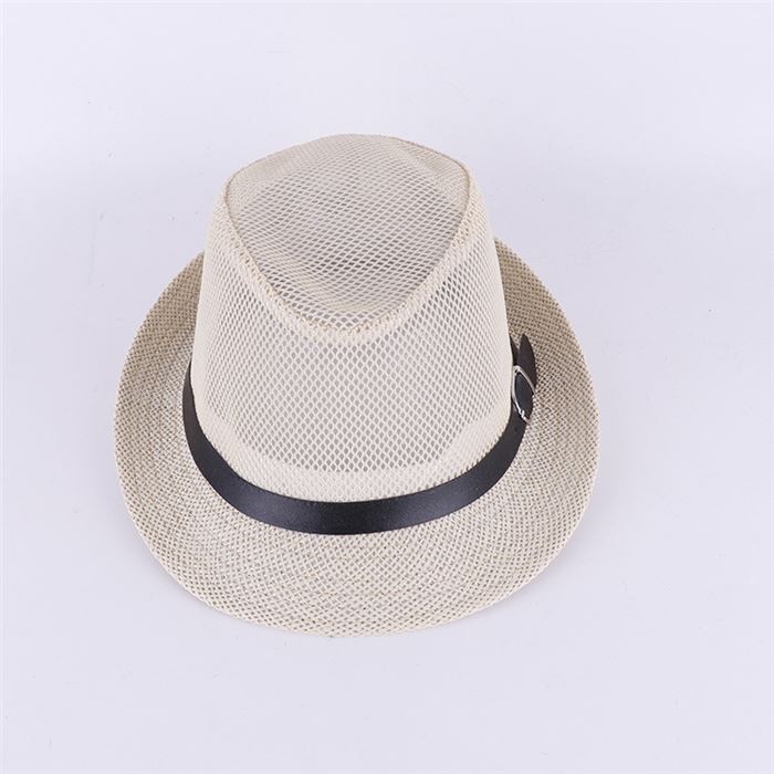 Beige summer tribly hat 