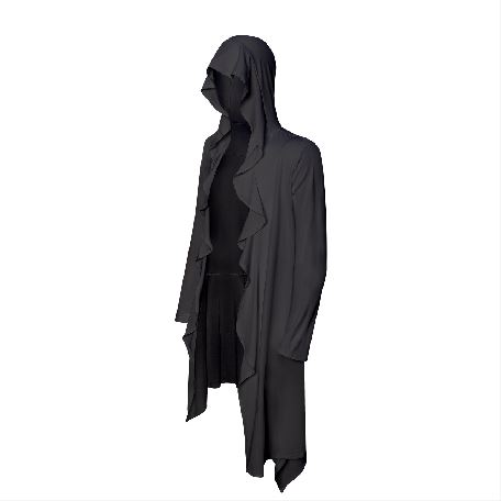 Cardigan hooded jacket